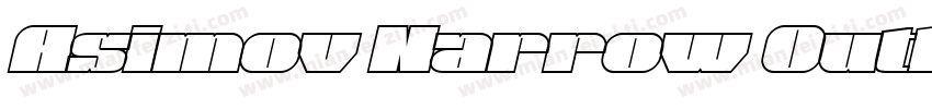 Asimov Narrow Outlin字体转换